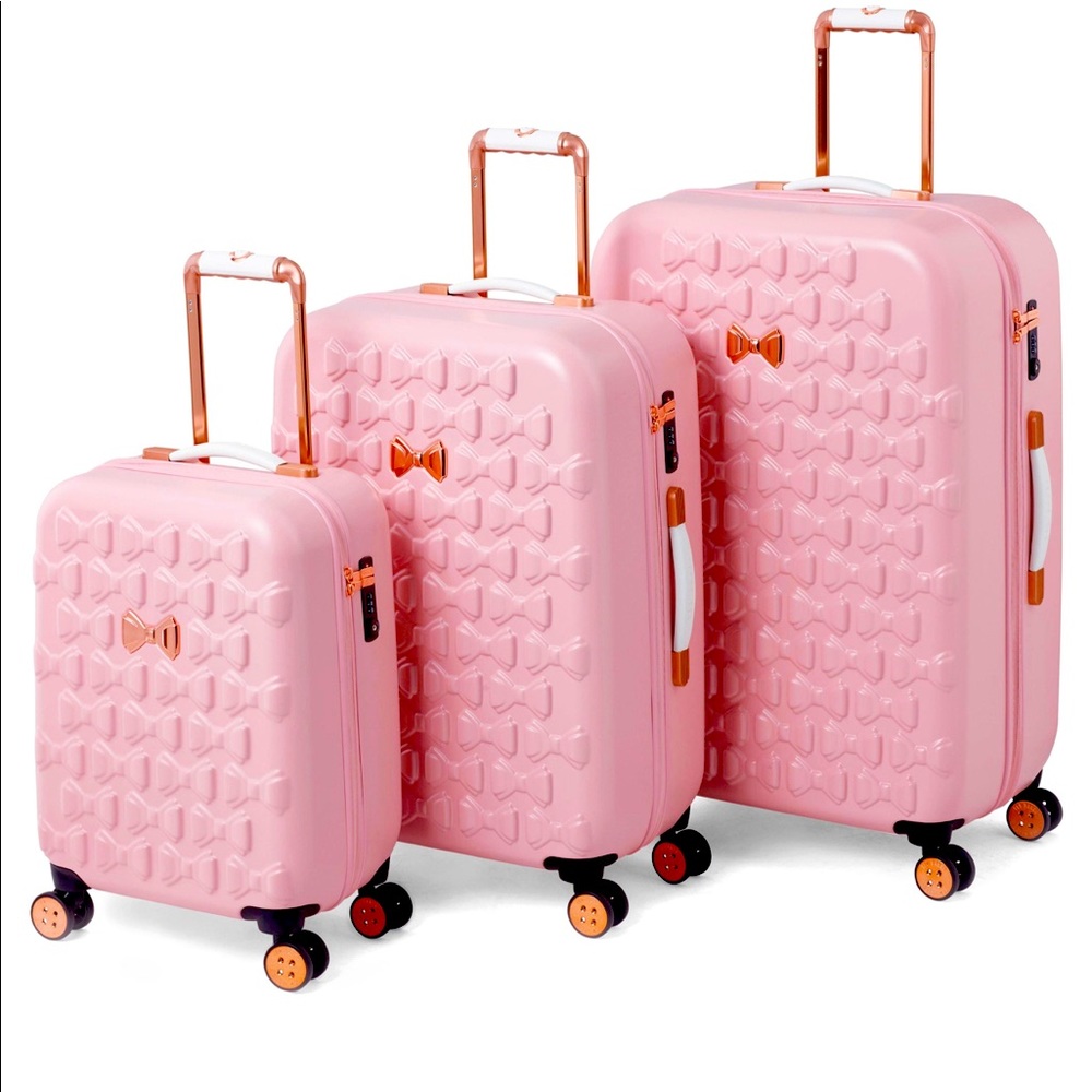 ISO NOT SELLING Ted baker beau large and small cabin trolley!